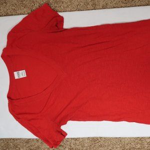 Victoria Secret Pink red short sleeve shirt